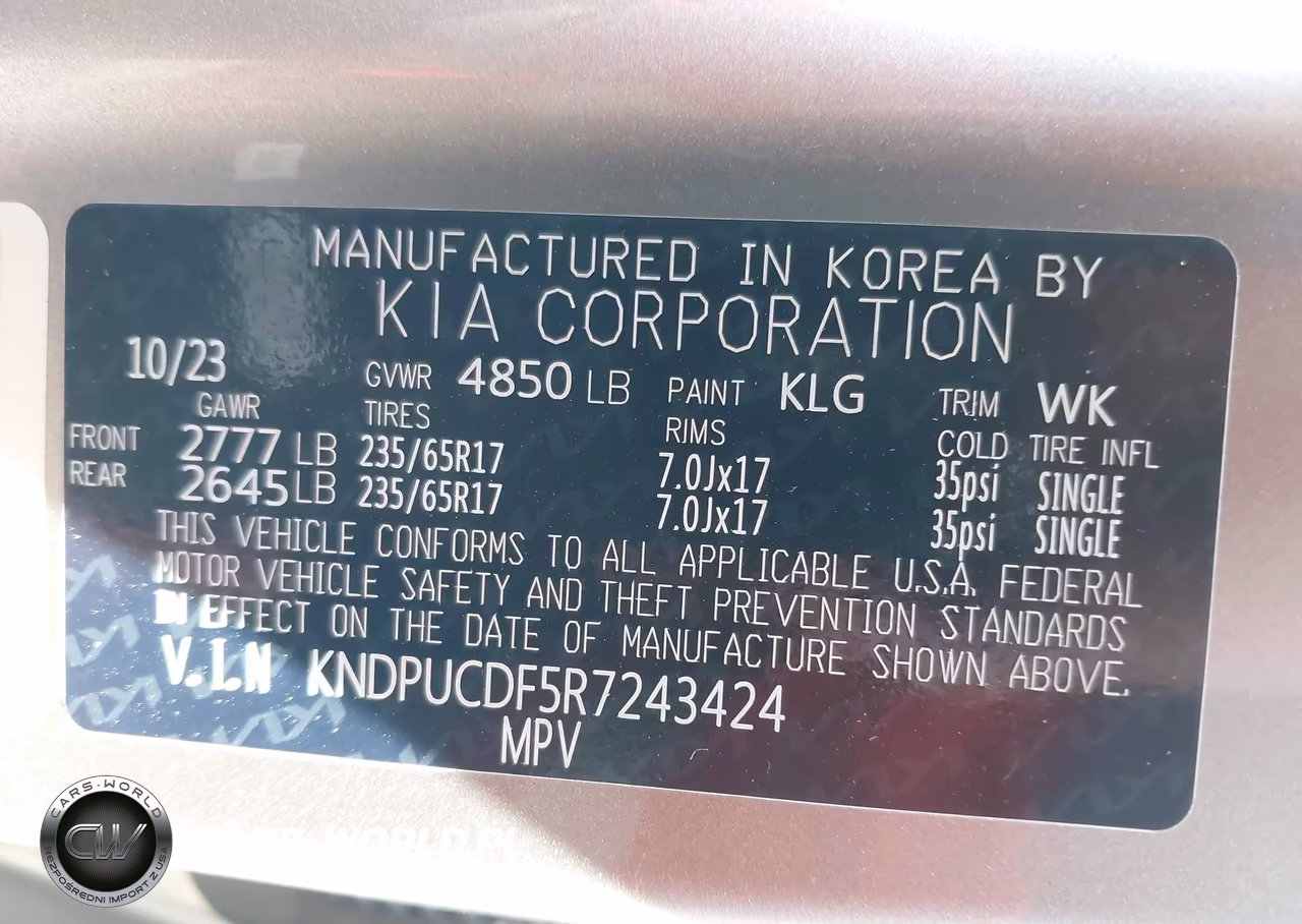 2024 Kia Sportage Lx VIN:KNDPUCDF5R7243424 - 9