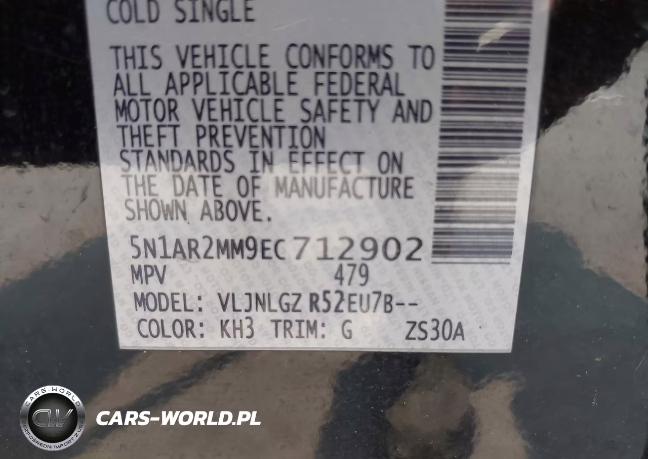 2014 Nissan Pathfinder Sl VIN:5N1AR2MM9EC712902 - 9