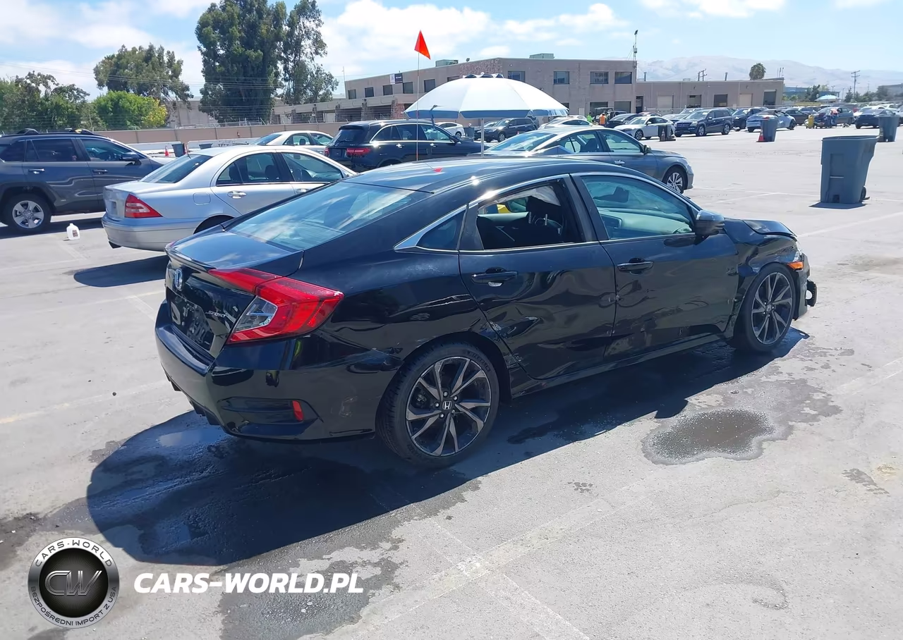 2019 Honda Civic Sport VIN:2HGFC2F89KH518506 - 4