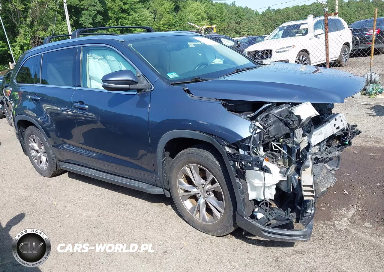 2014 Toyota Highlander Xle V6 VIN:5TDJKRFH9ES006982 - 1