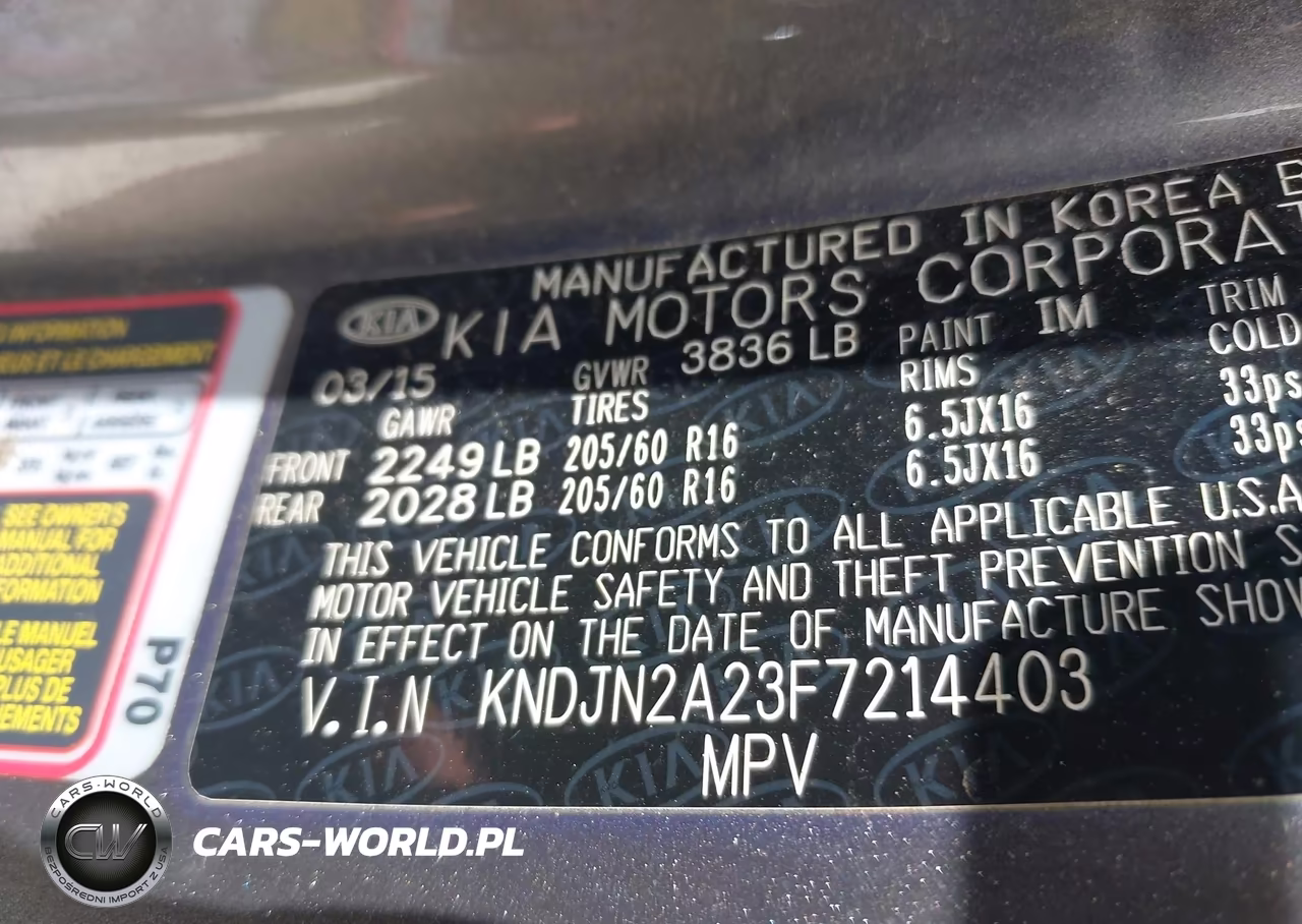 2015 Kia Soul VIN:KNDJN2A23F7214403 - 9