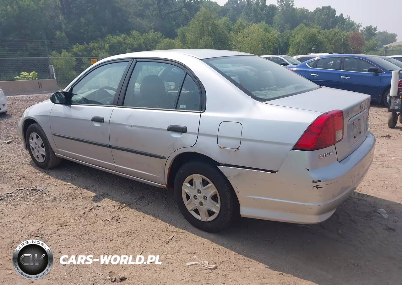 2004 Honda Civic Vp VIN:2HGES16484H581394 - 3