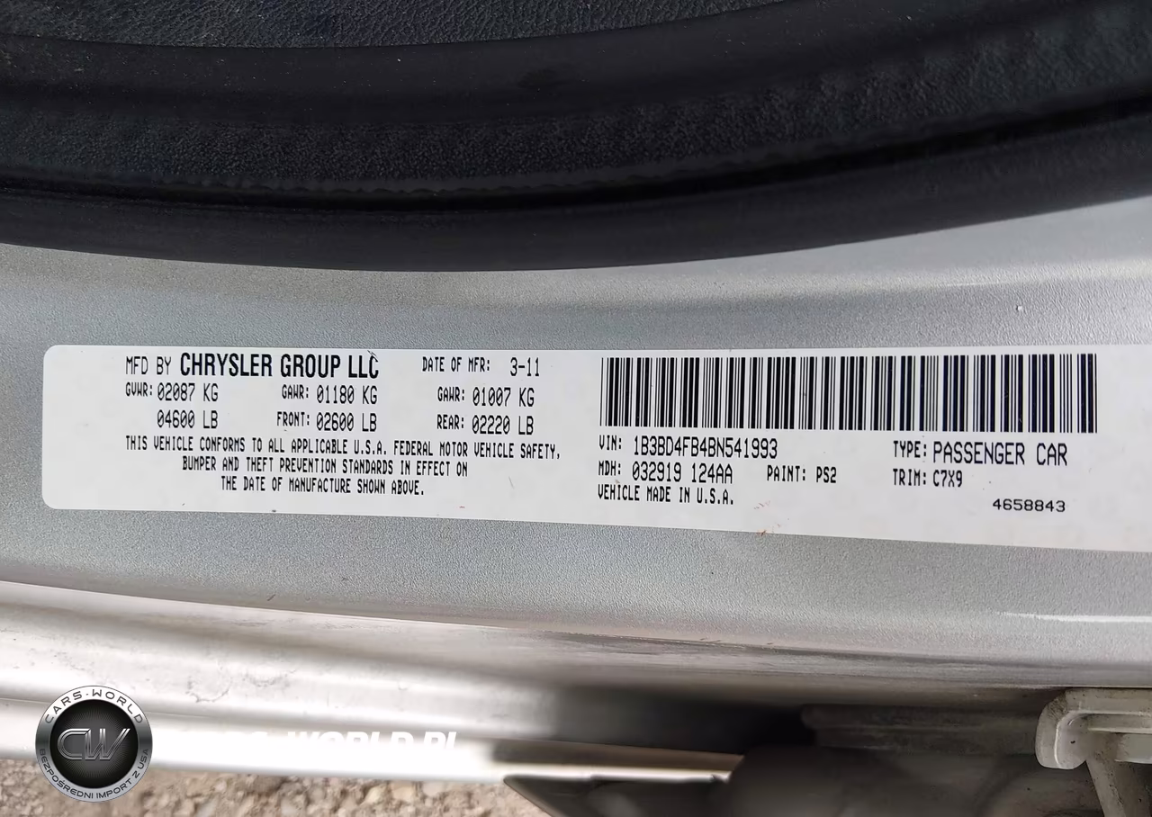 2011 Dodge Avenger Express VIN:1B3BD4FB4BN541993 - 9