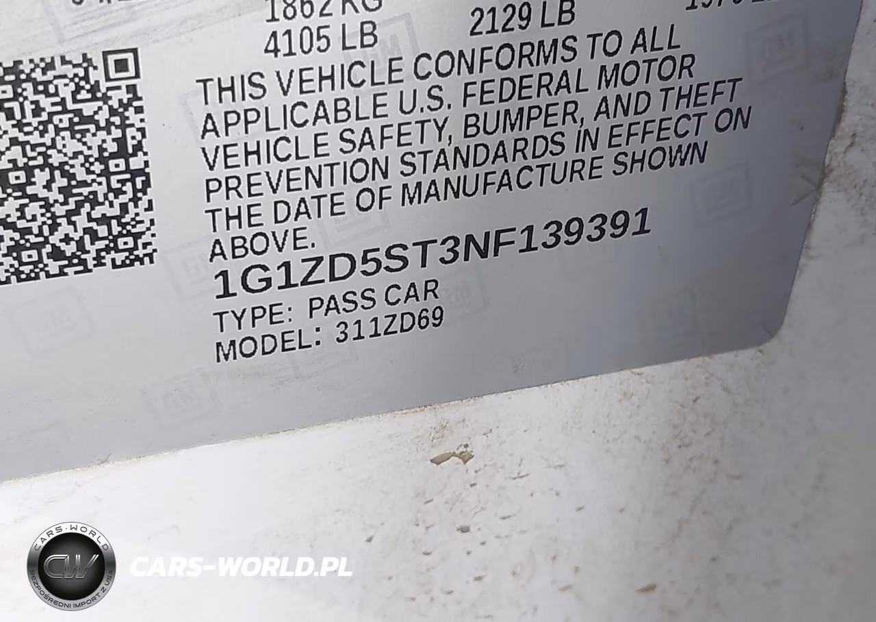 2022 Chevrolet Malibu Fwd Lt VIN:1G1ZD5ST3NF139391 - 9