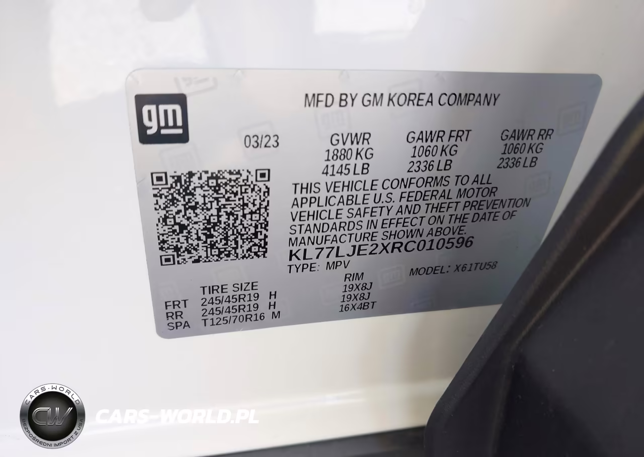 2024 Chevrolet Trax Fwd 2Rs VIN:KL77LJE2XRC010596 - 9