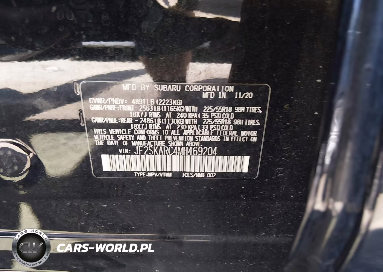 2021 Subaru Forester Sport VIN:JF2SKARC4MH469204 - 9