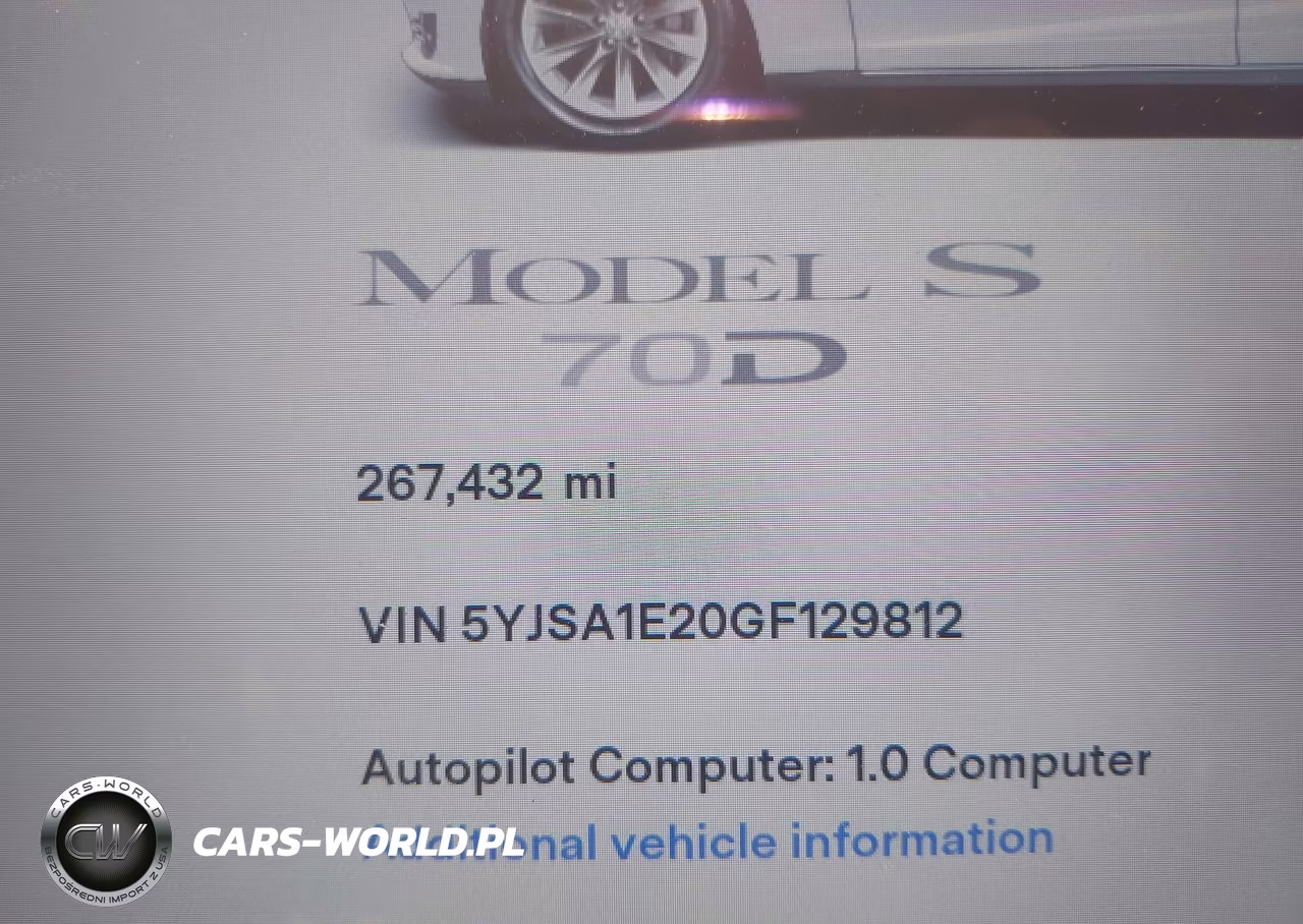 2016 Tesla Model S 60D-70D-75D-85D-90D VIN:5YJSA1E20GF129812 - 15