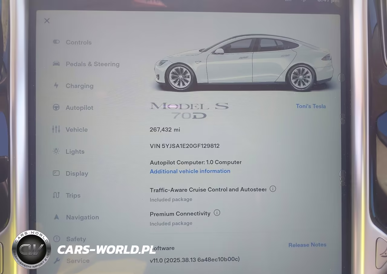 2016 Tesla Model S 60D-70D-75D-85D-90D VIN:5YJSA1E20GF129812 - 7