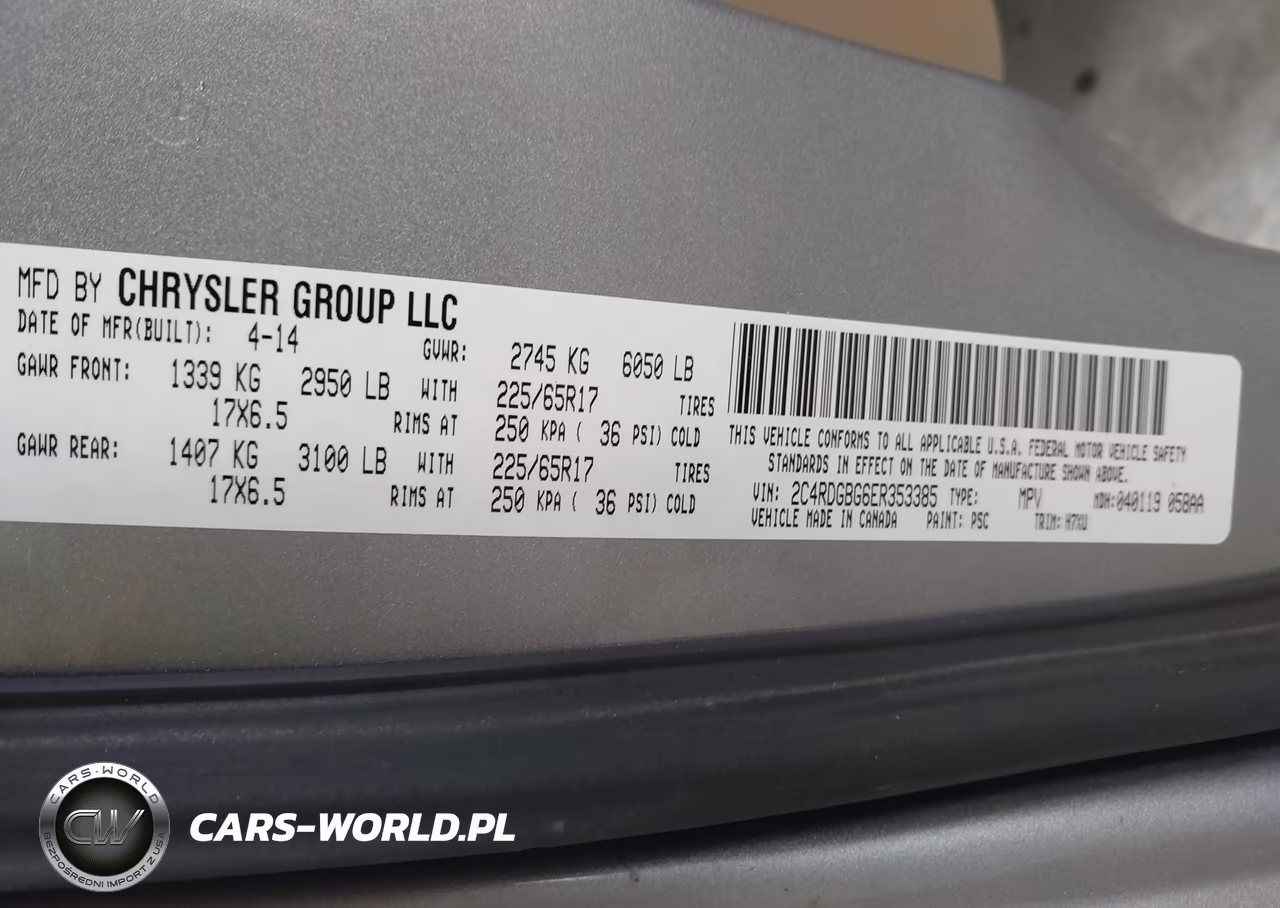 2014 Dodge Grand Caravan Se VIN:2C4RDGBG6ER353385 - 9