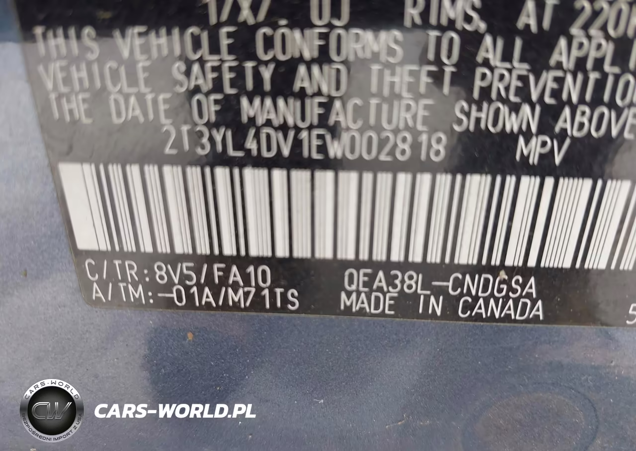 2014 Toyota Rav4 Ev VIN:2T3YL4DV1EW002818 - 9