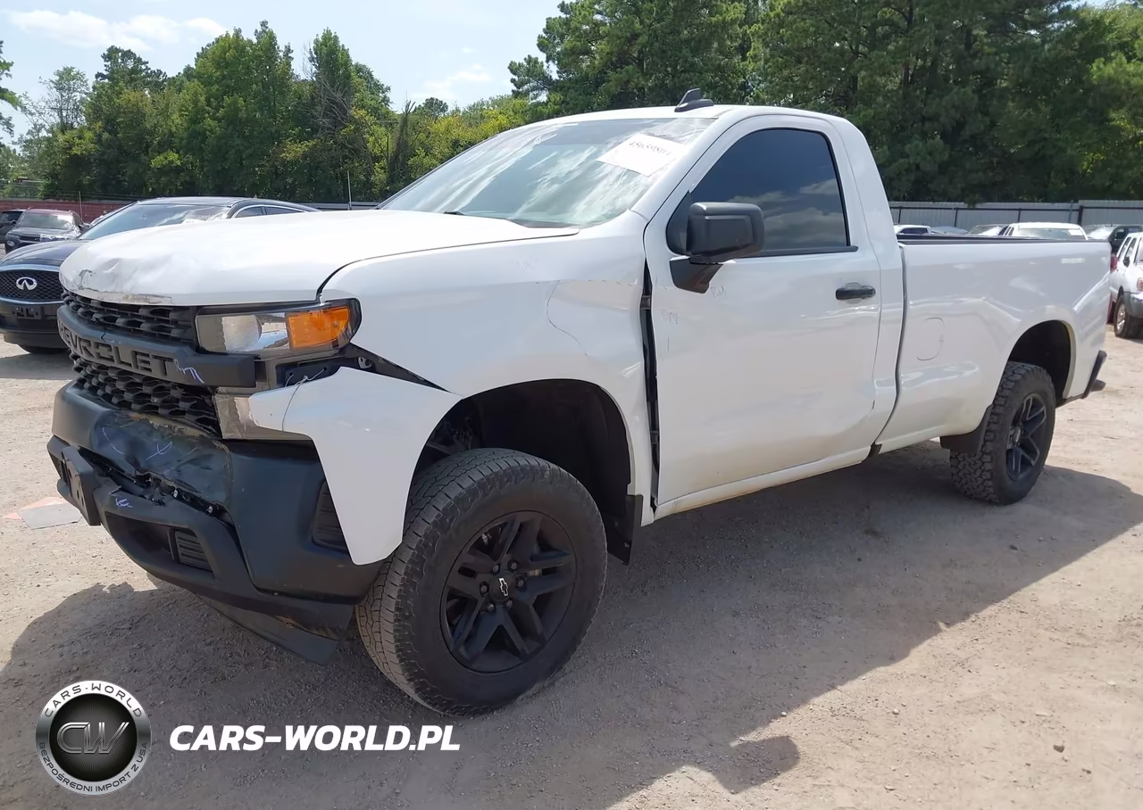 2021 Chevrolet Silverado 1500 2Wd Long Bed Wt VIN:3GCNWAEK1MG370377 - 2
