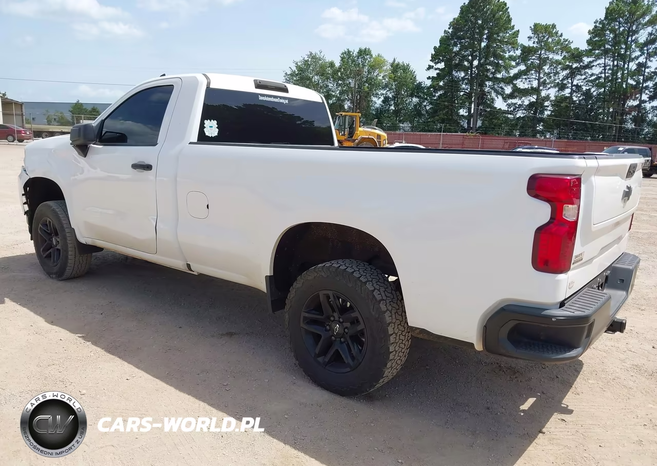 2021 Chevrolet Silverado 1500 2Wd Long Bed Wt VIN:3GCNWAEK1MG370377 - 3