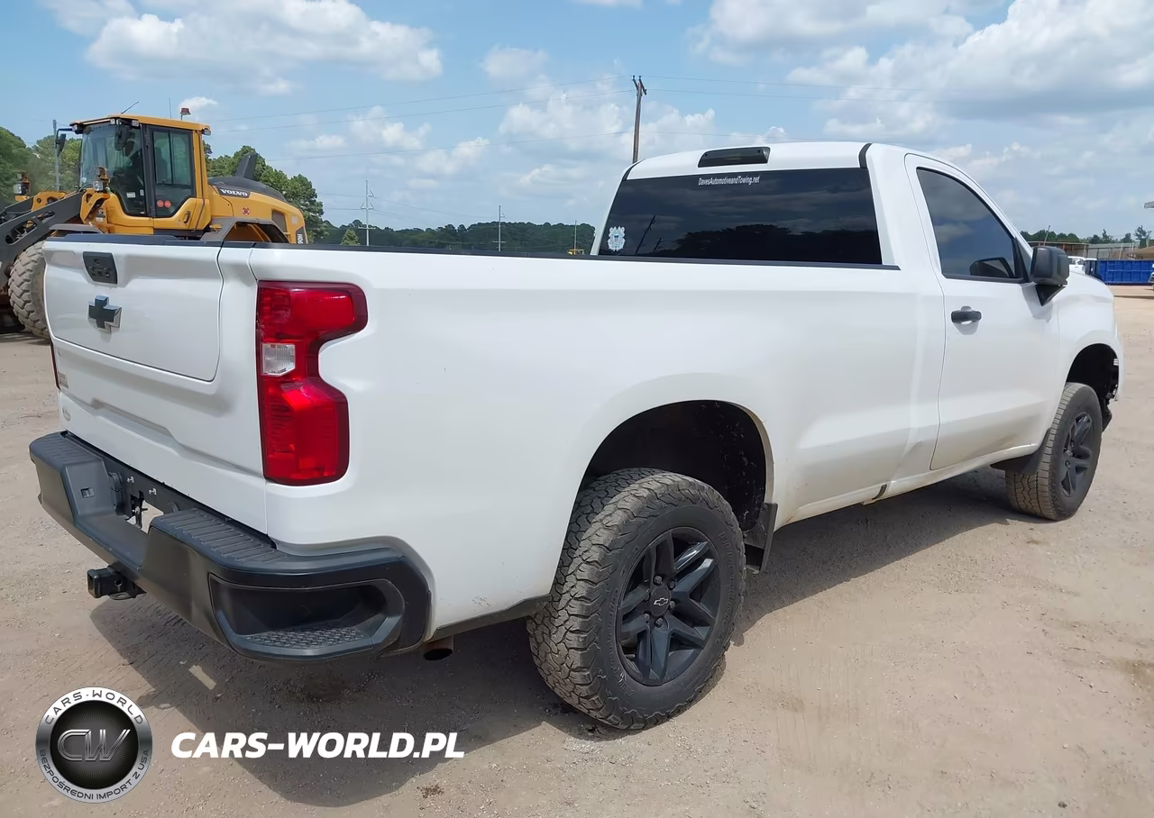 2021 Chevrolet Silverado 1500 2Wd Long Bed Wt VIN:3GCNWAEK1MG370377 - 4