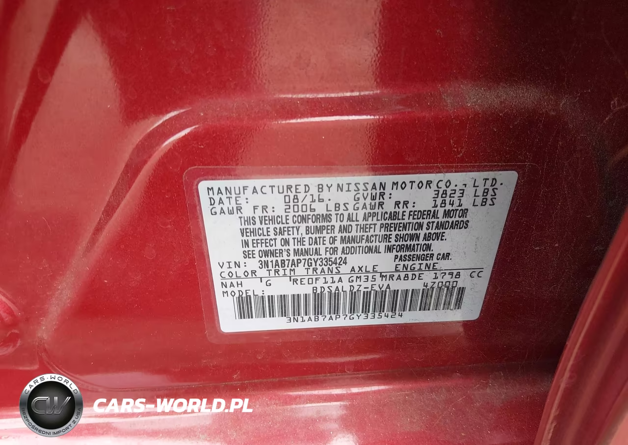 2016 Nissan Sentra Sv VIN:3N1AB7AP7GY335424 - 9