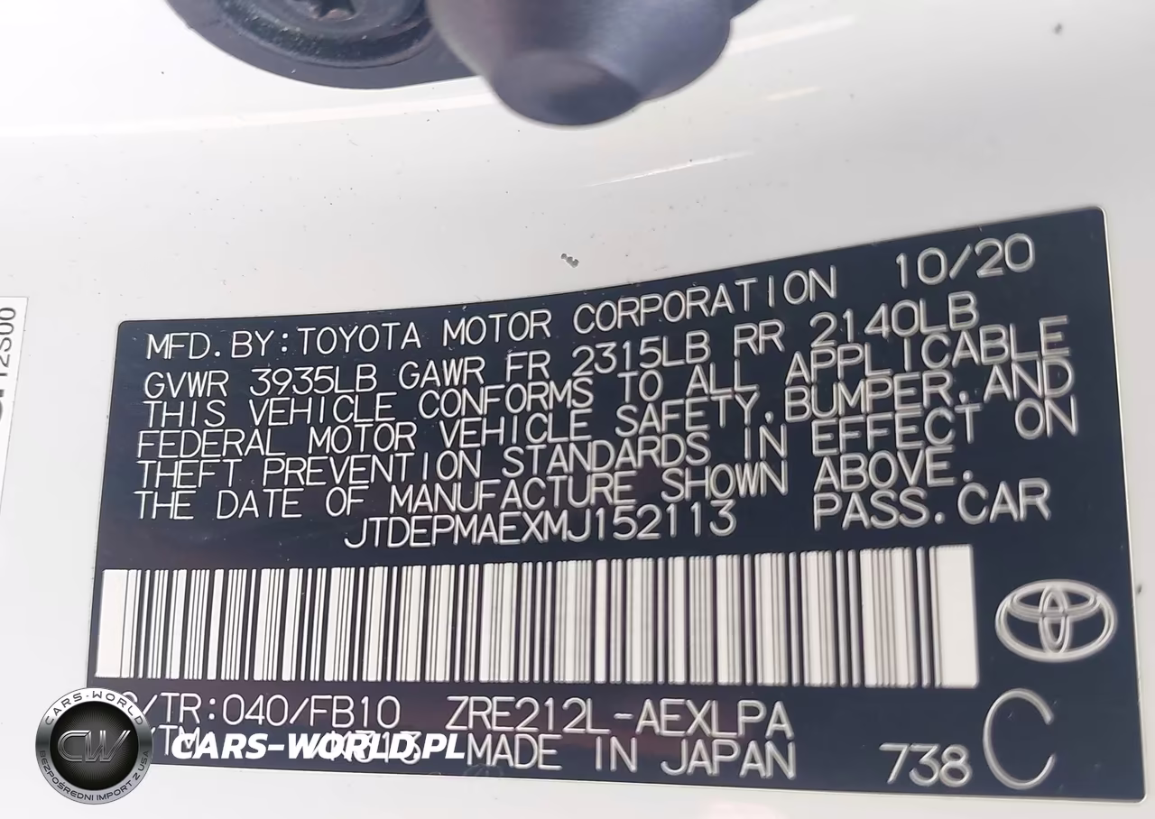 2021 Toyota Corolla Le VIN:JTDEPMAEXMJ152113 - 9