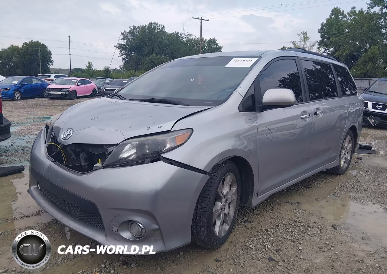 2013 Toyota Sienna Se 8 Passenger VIN:5TDXK3DC7DS373909 - 2