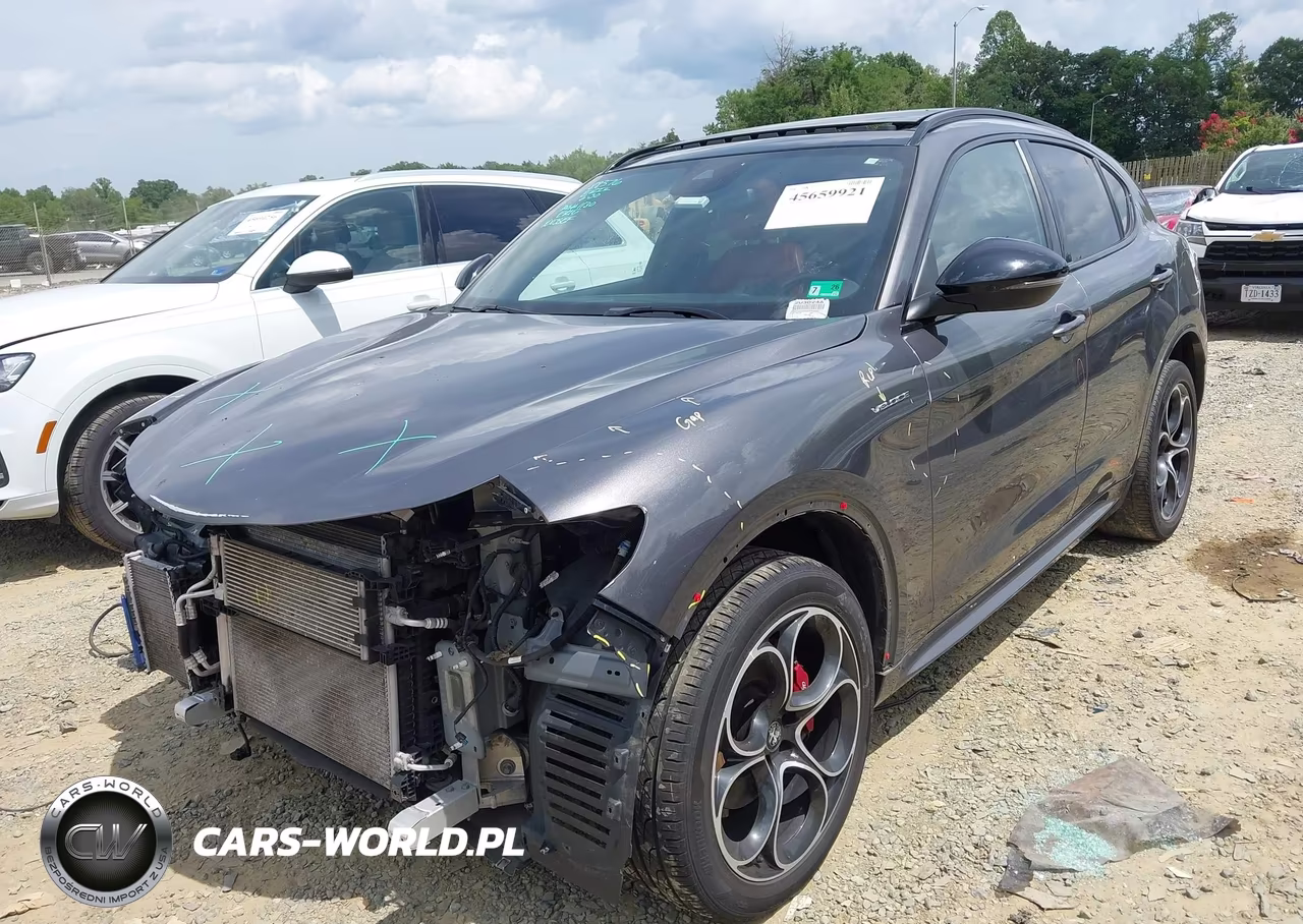 2022 Alfa Romeo Stelvio Veloce Ti Awd VIN:ZASPAKBN5N7D36796 - 2