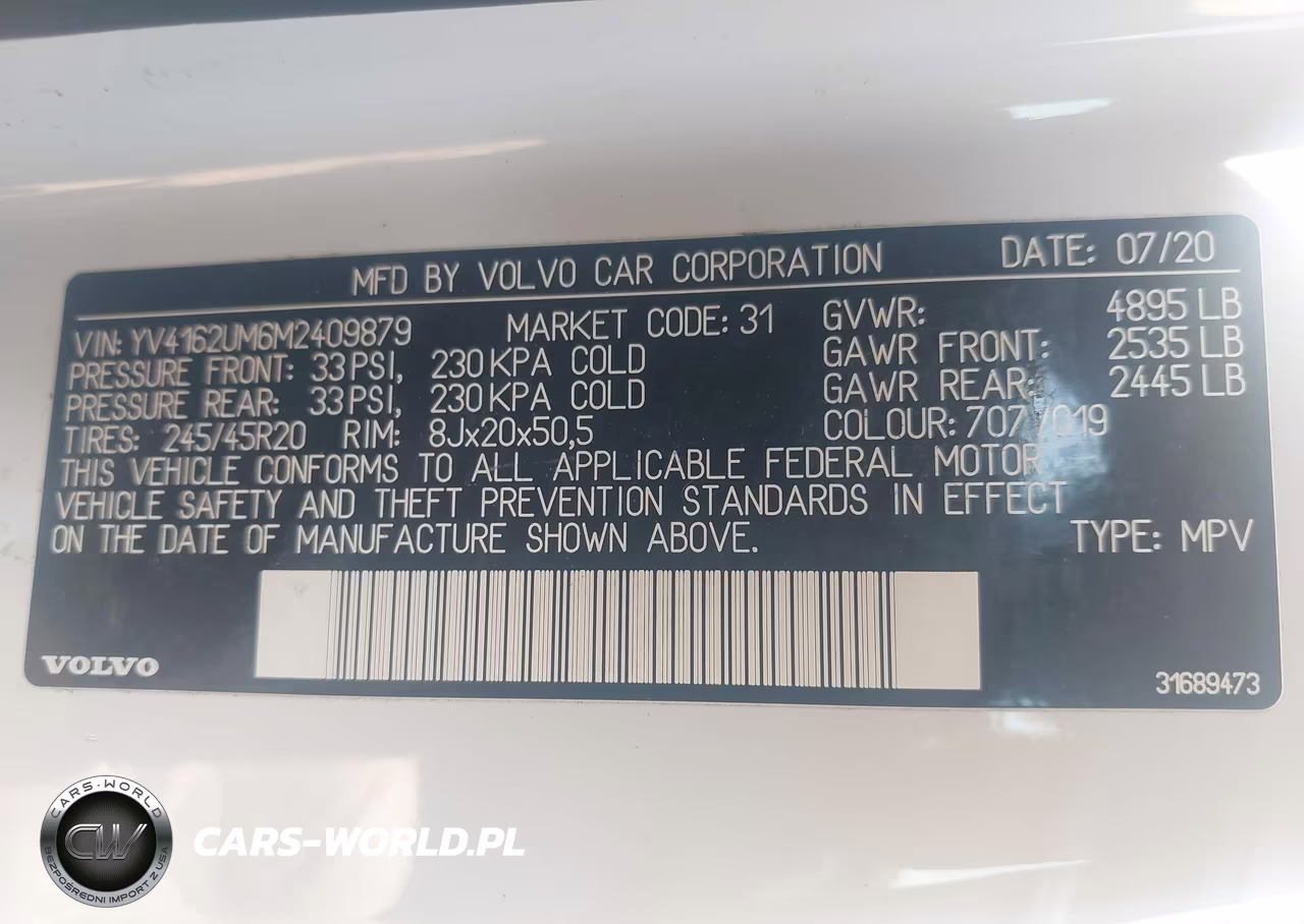 2021 Volvo Xc40 T5 R-Design VIN:YV4162UM6M2409879 - 9