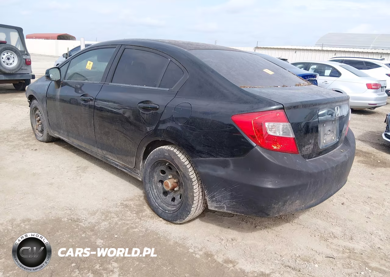 2012 Honda Civic Lx VIN:2HGFB2F52CH333076 - 3