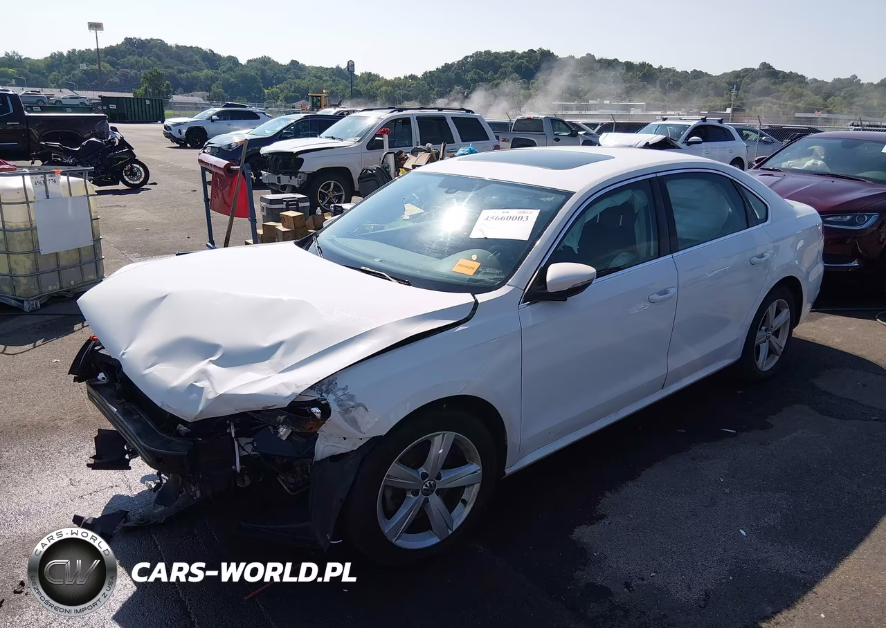 2012 Volkswagen Passat 2.5L Se VIN:1VWBP7A31CC040786 - 2