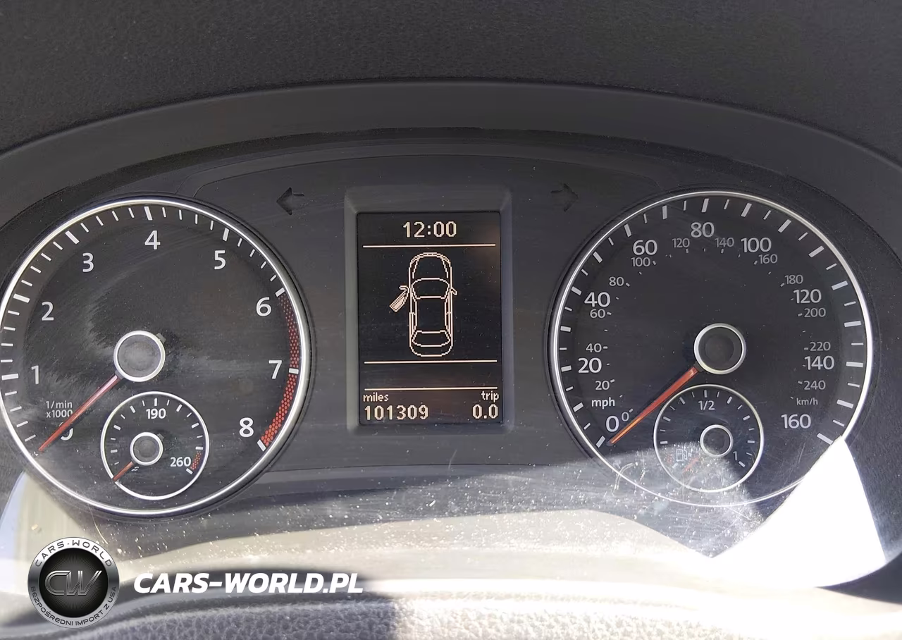 2012 Volkswagen Passat 2.5L Se VIN:1VWBP7A31CC040786 - 7