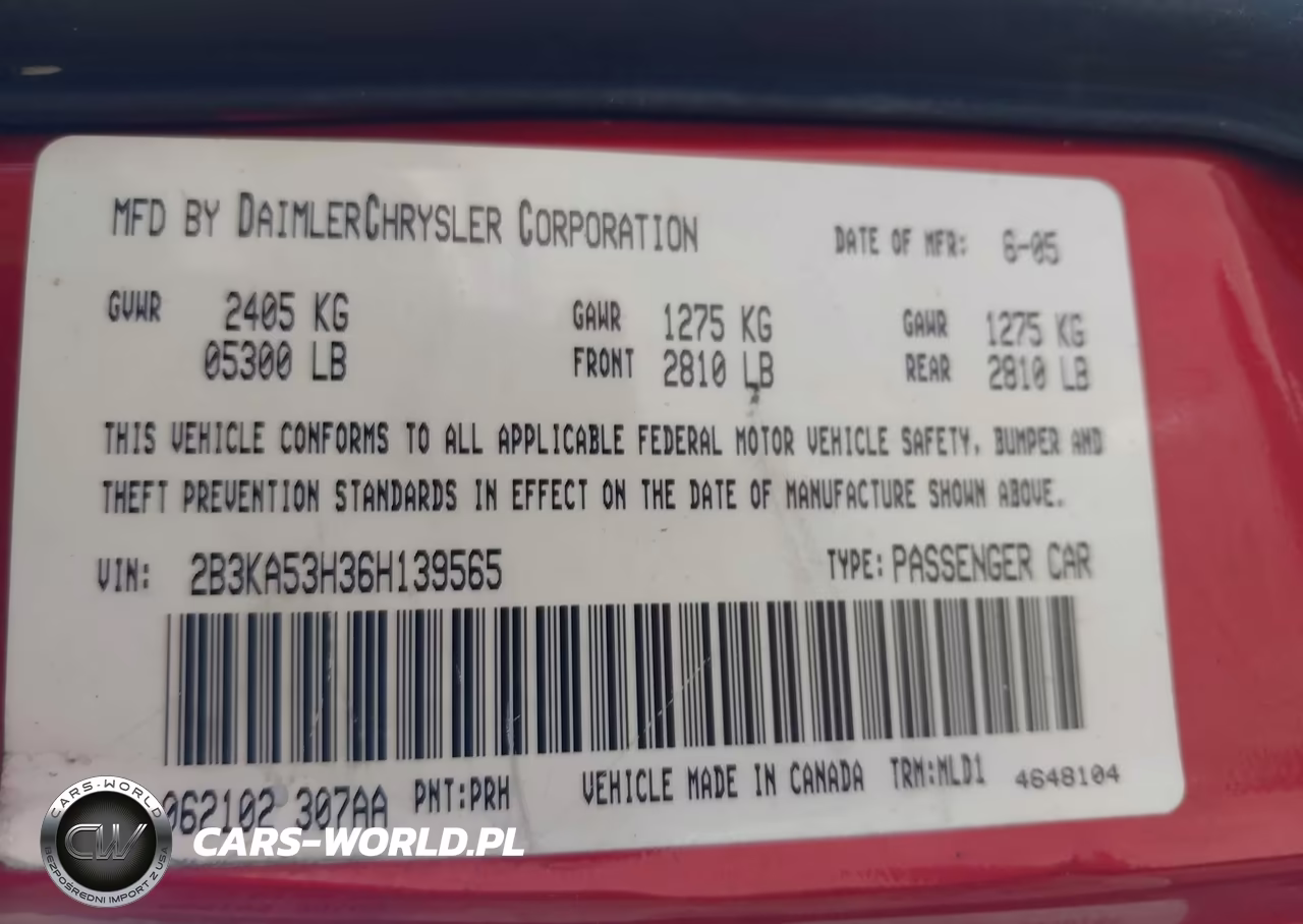 2006 Dodge Charger Rt VIN:2B3KA53H36H139565 - 9