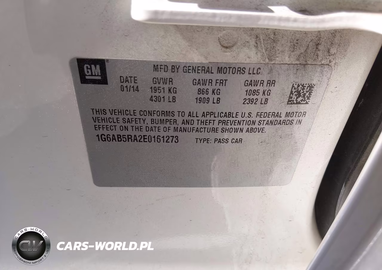 2014 Cadillac Ats Luxury VIN:1G6AB5RA2E0161273 - 9