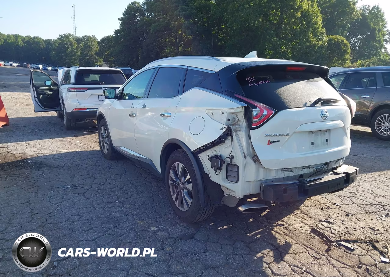 2016 Nissan Murano Sl VIN:5N1AZ2MG9GN146354 - 3