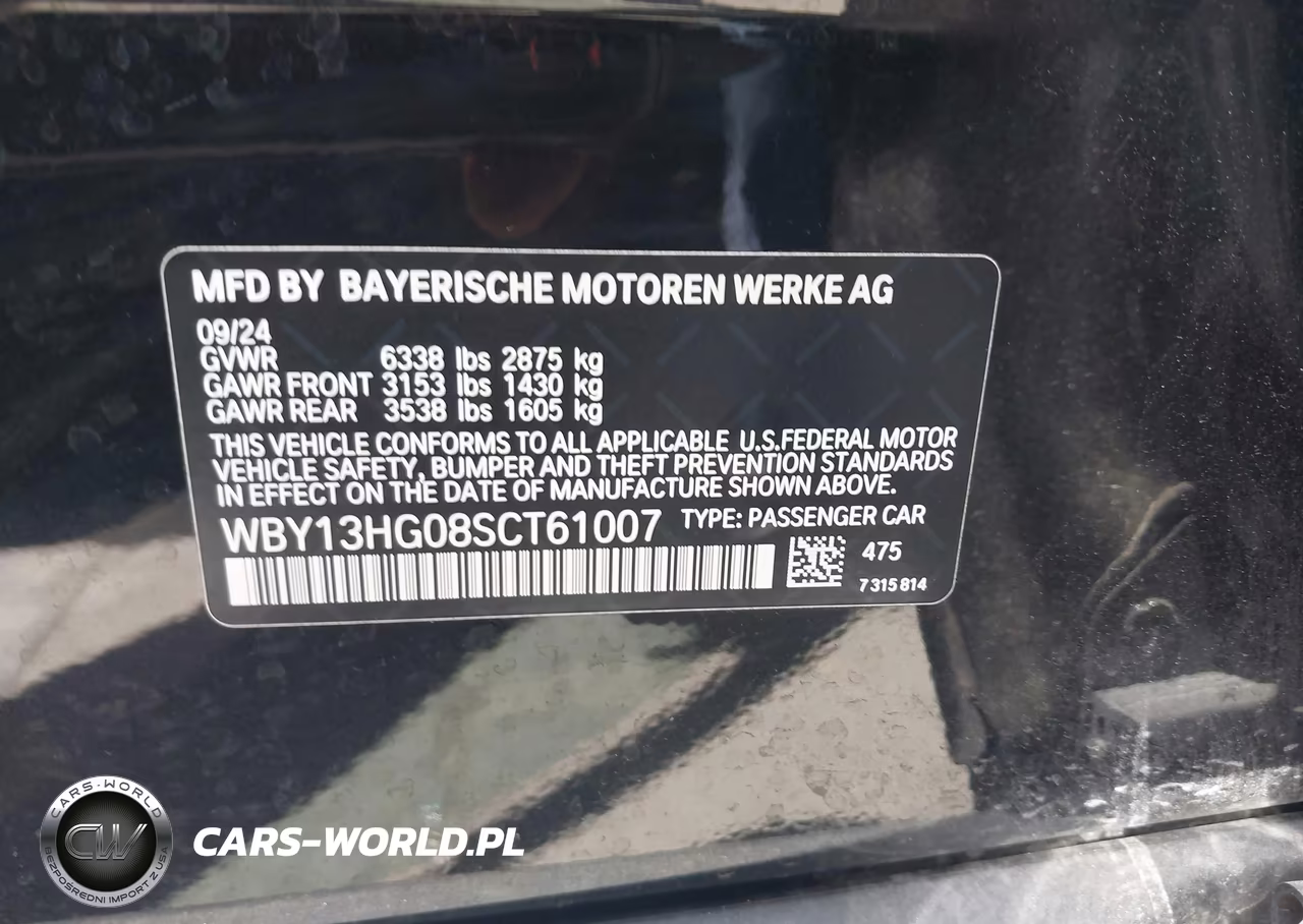 2025 BMW I5 xDrive40 VIN:WBY13HG08SCT61007 - 9