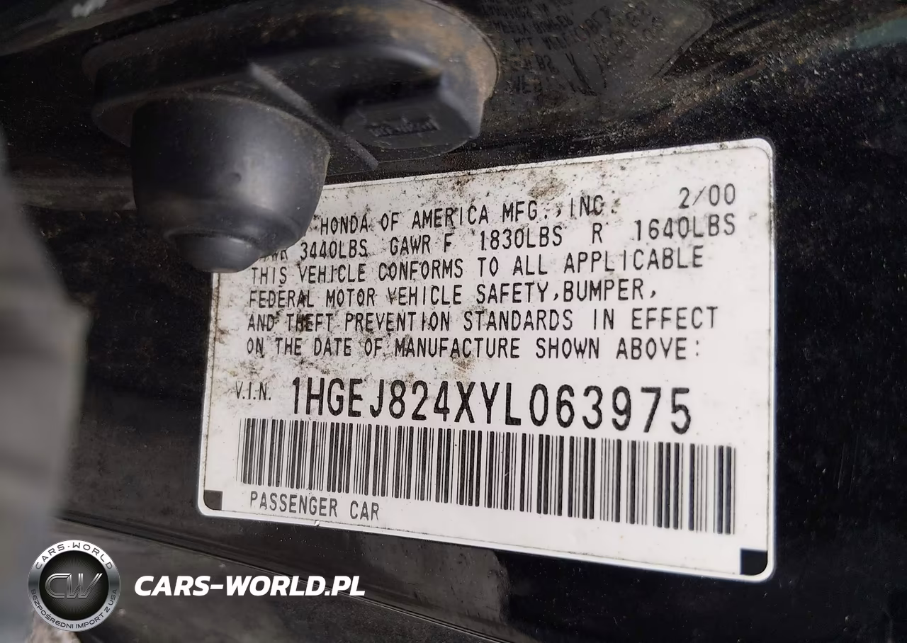2000 Honda Civic Ex VIN:1HGEJ824XYL063975 - 9