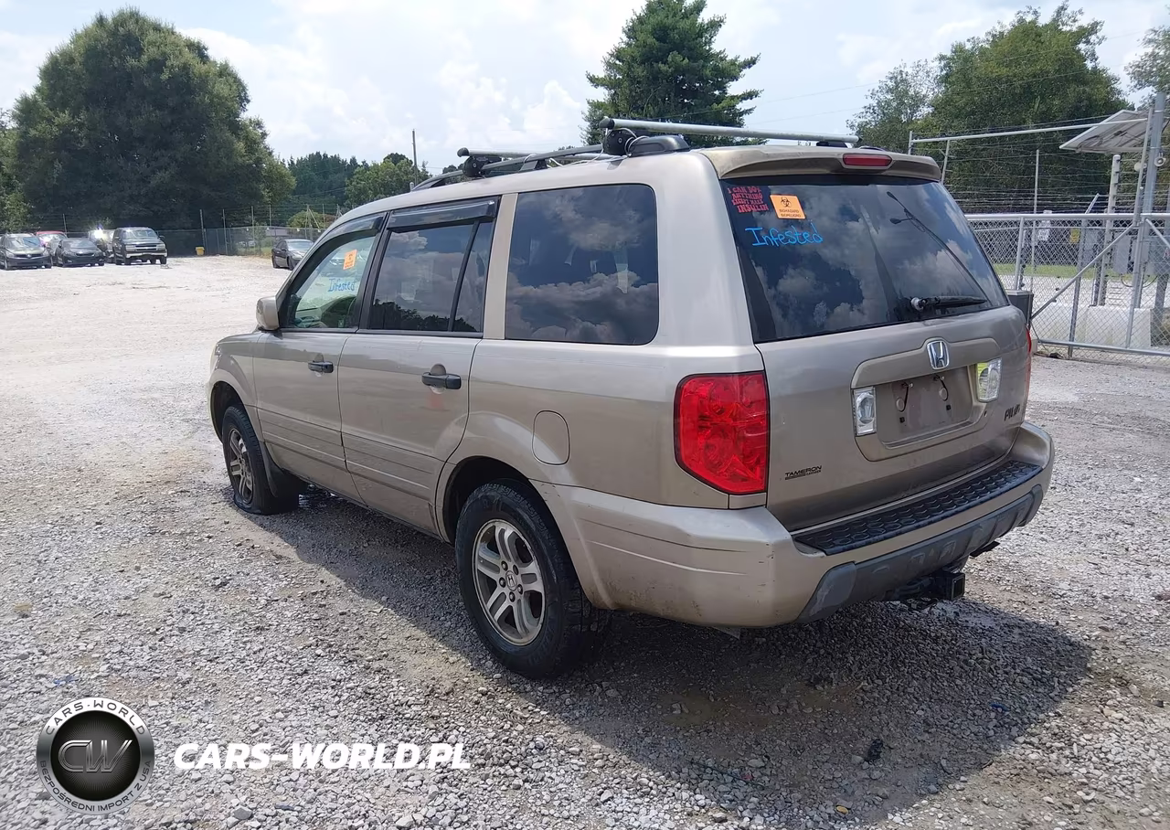 2004 Honda Pilot Ex-L VIN:2HKYF18554H583584 - 3