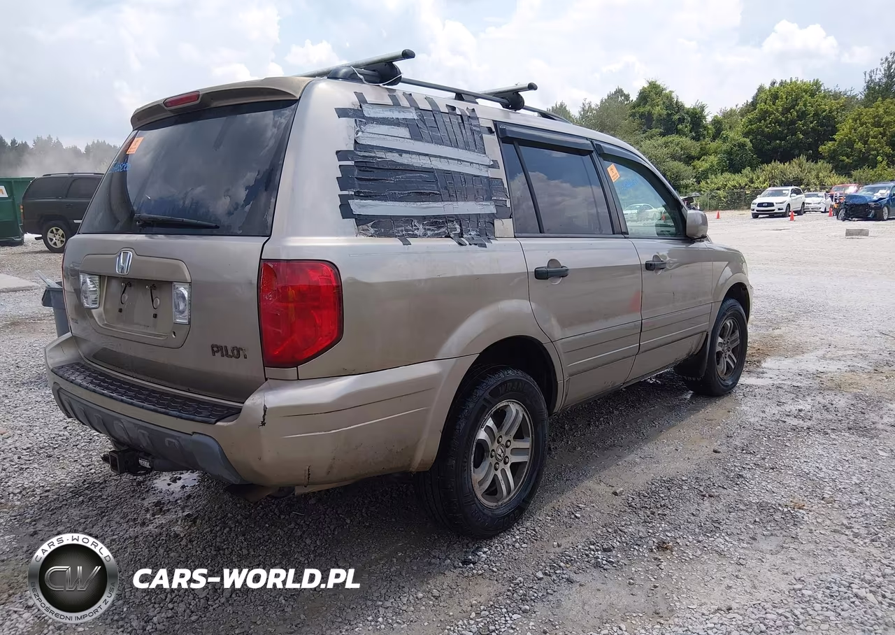 2004 Honda Pilot Ex-L VIN:2HKYF18554H583584 - 4