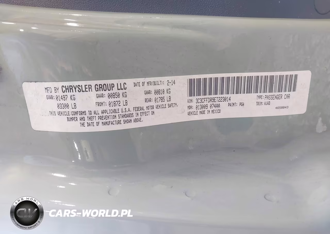 2014 Fiat 500C Pop VIN:3C3CFFDR9ET223014 - 9