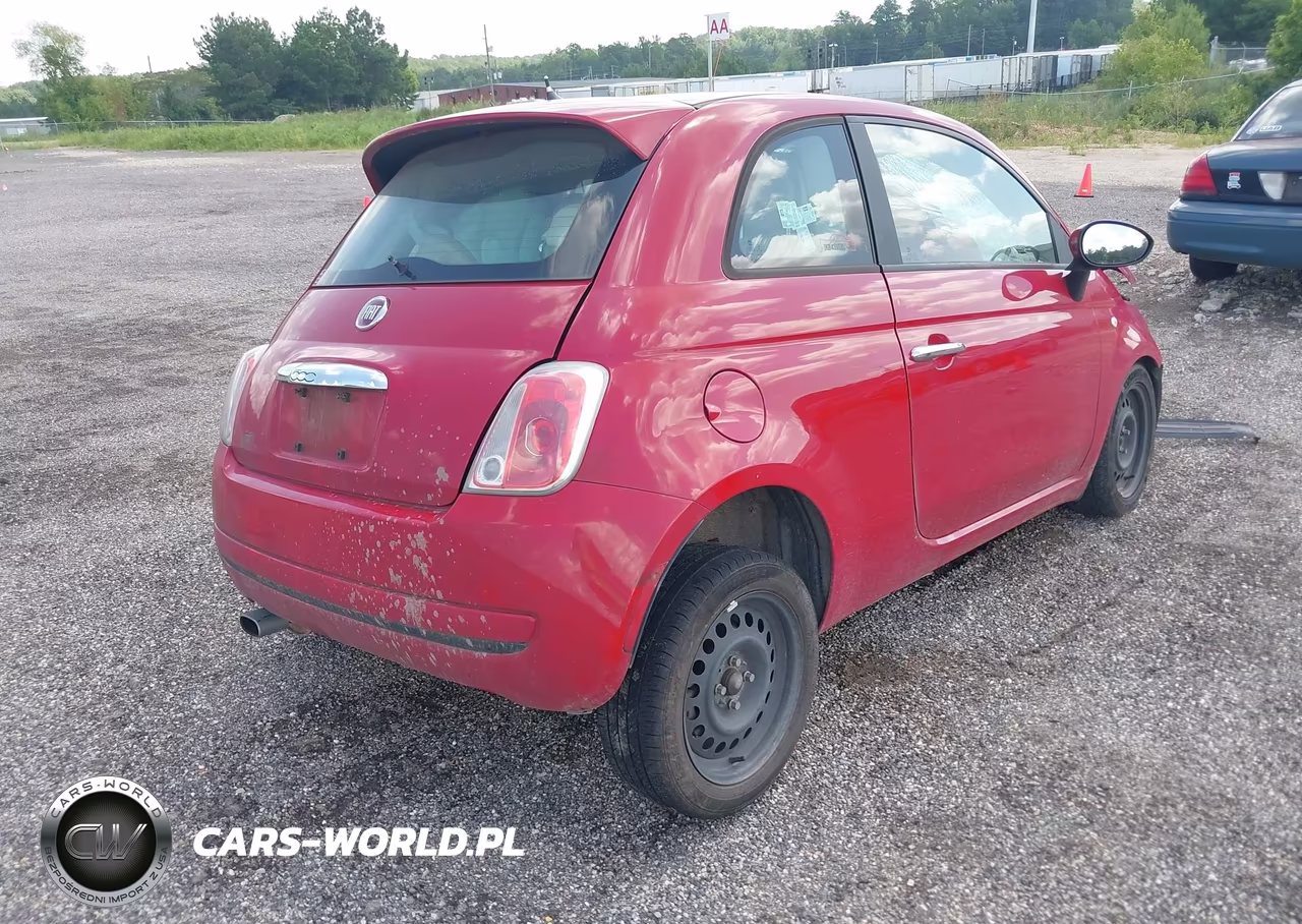2013 Fiat 500 Pop VIN:3C3CFFAR0DT574901 - 4