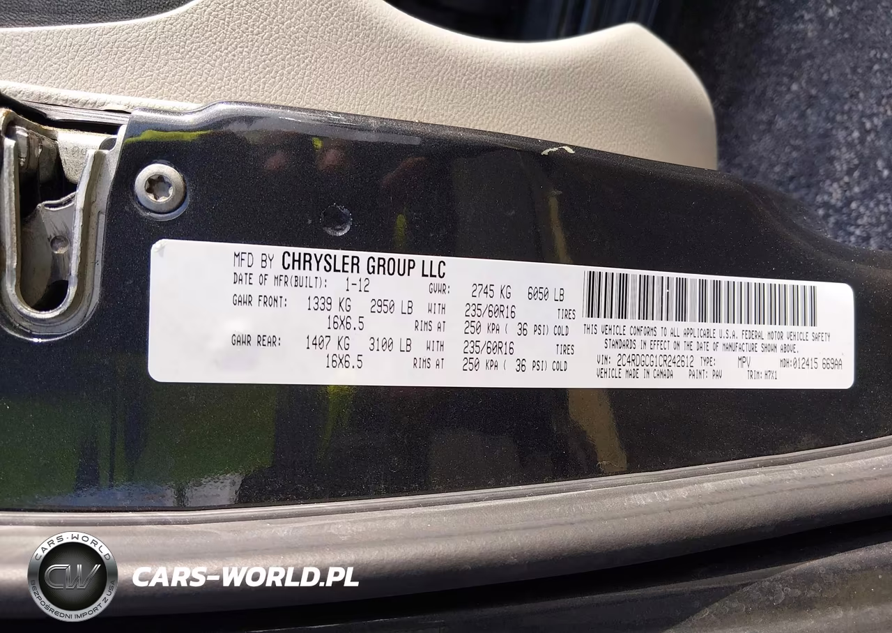 2011 Dodge Grand Caravan Crew VIN:2D4RN5DGXBR711813 - 9