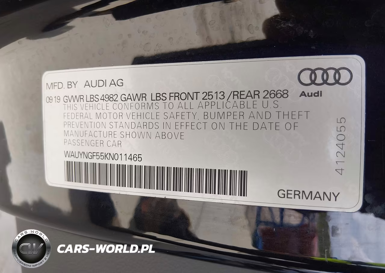 2019 Audi A5 45 Premium VIN:WAUYNGF55KN011465 - 9