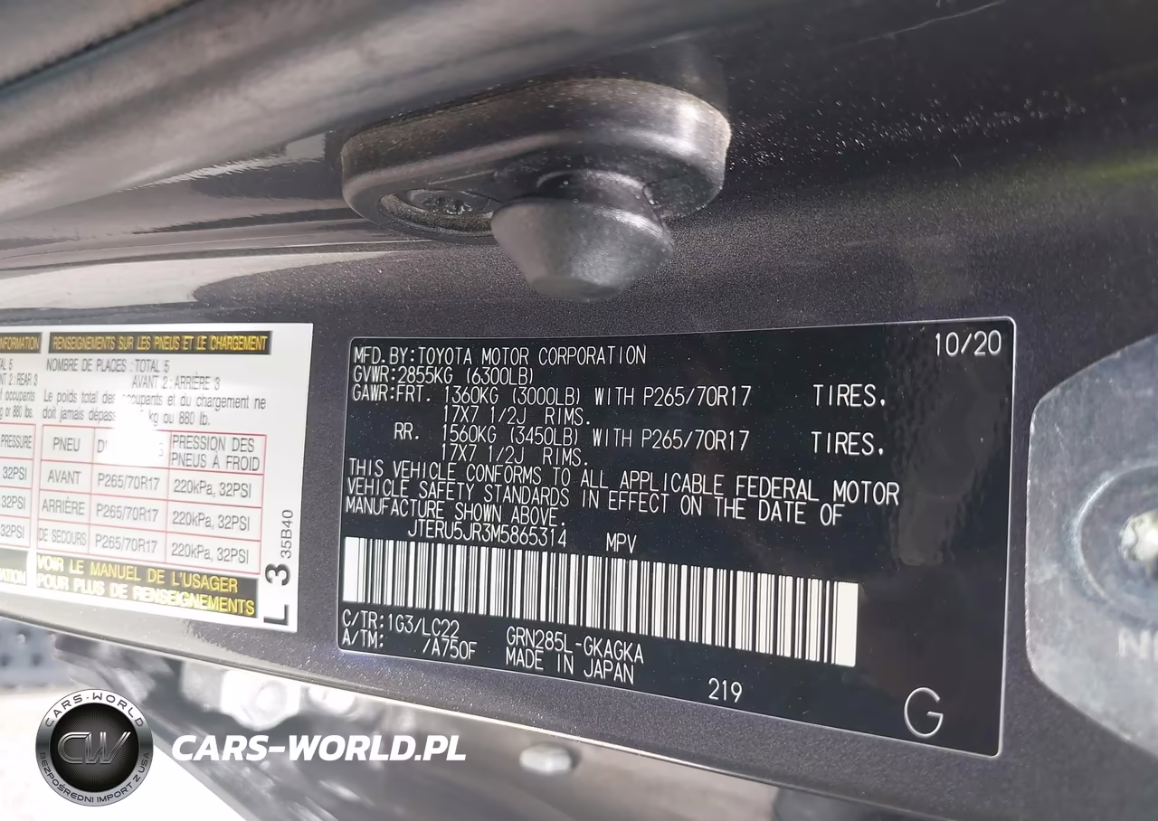 2021 Toyota 4Runner Trd Off Road Premium VIN:JTERU5JR3M5865314 - 9