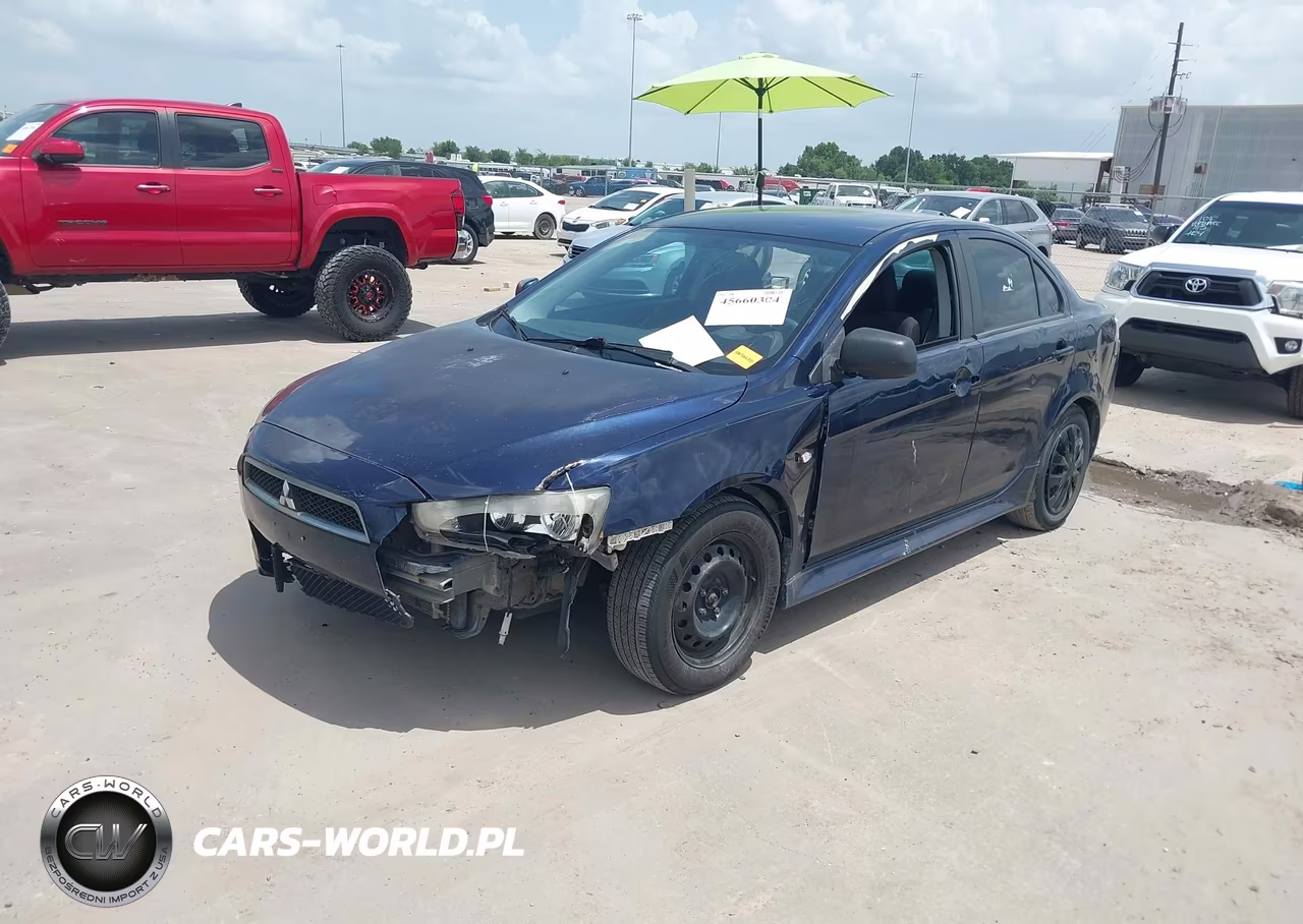 2014 Mitsubishi Lancer Es VIN:JA32U2FU5EU020827 - 2