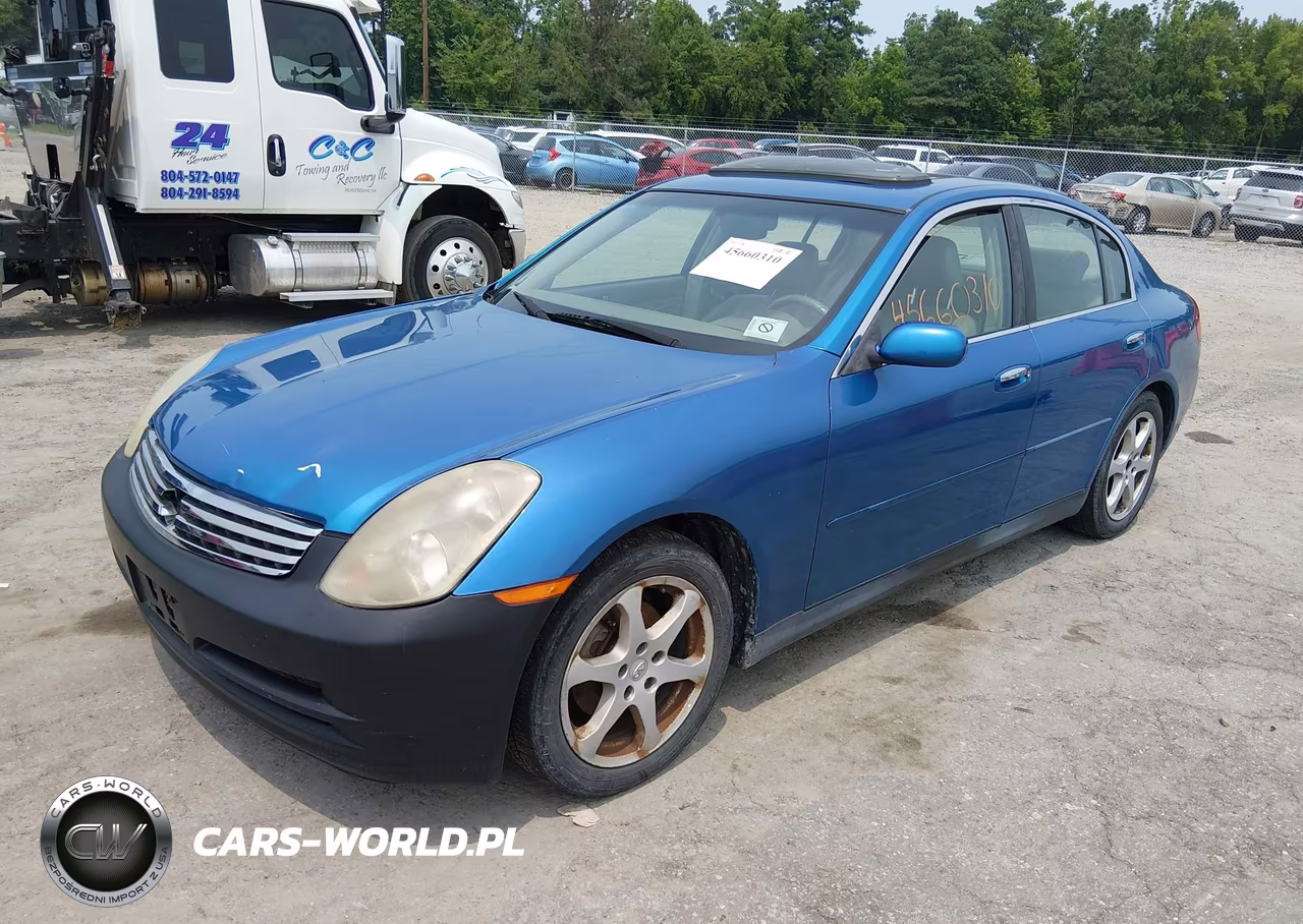 2003 Infiniti G35 Luxury Leather VIN:JNKCV51E53M309044 - 2