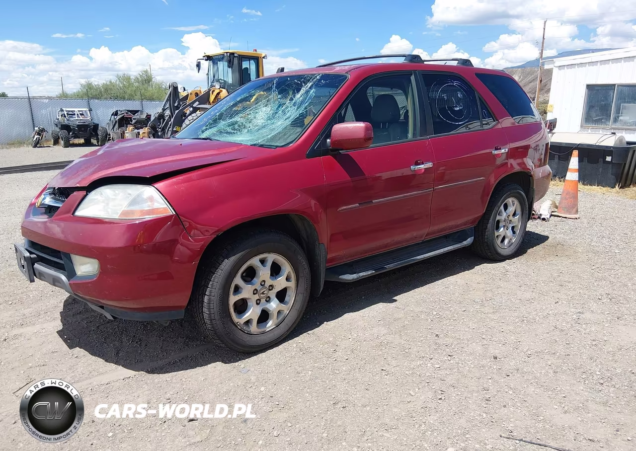 2002 Acura Mdx VIN:2HNYD18842H539608 - 2