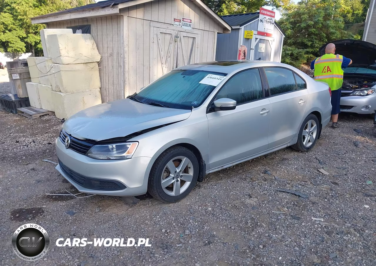 2012 Volkswagen Jetta 2.0L Tdi VIN:3VW3L7AJ6CM313363 - 2