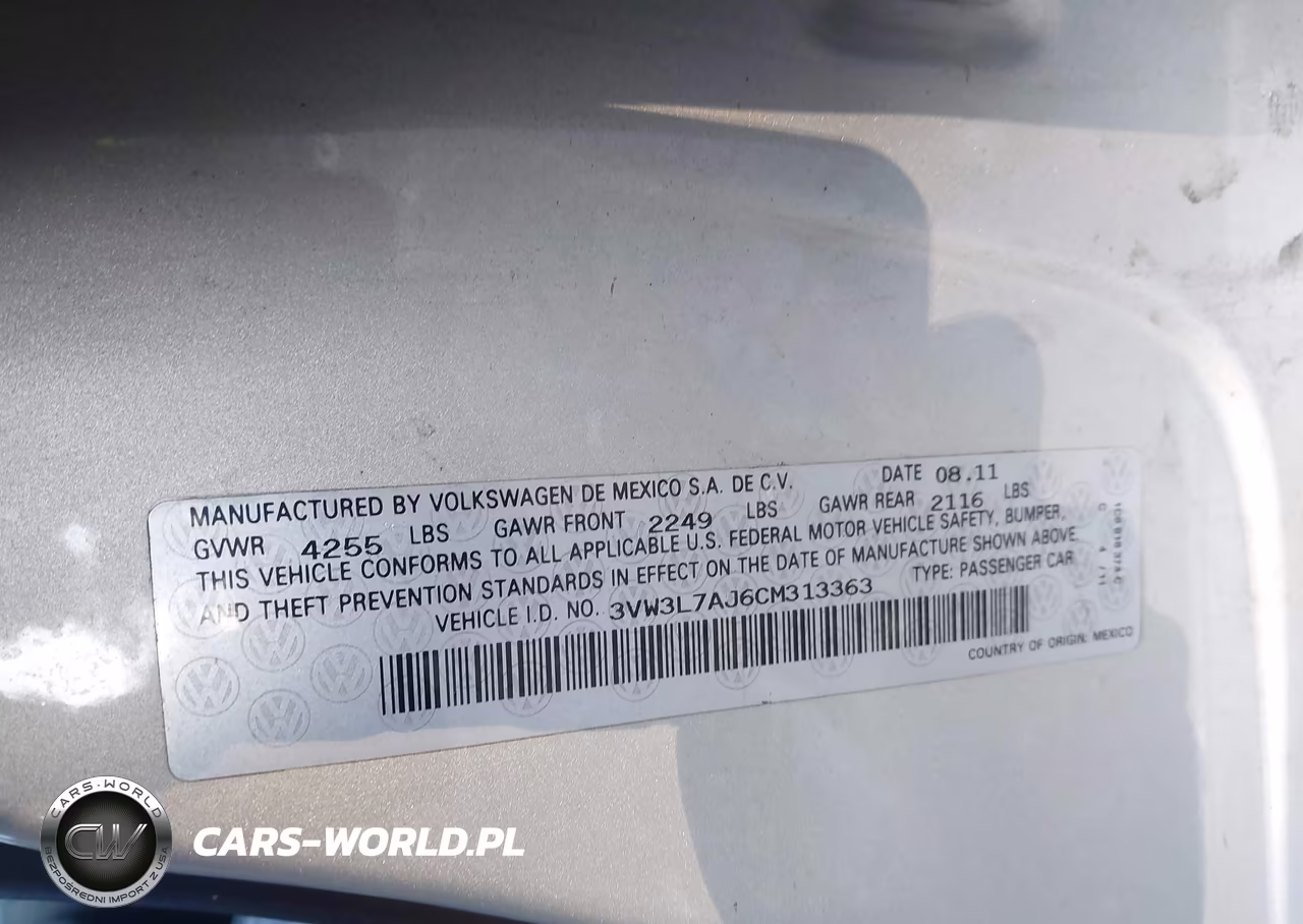 2012 Volkswagen Jetta 2.0L Tdi VIN:3VW3L7AJ6CM313363 - 9