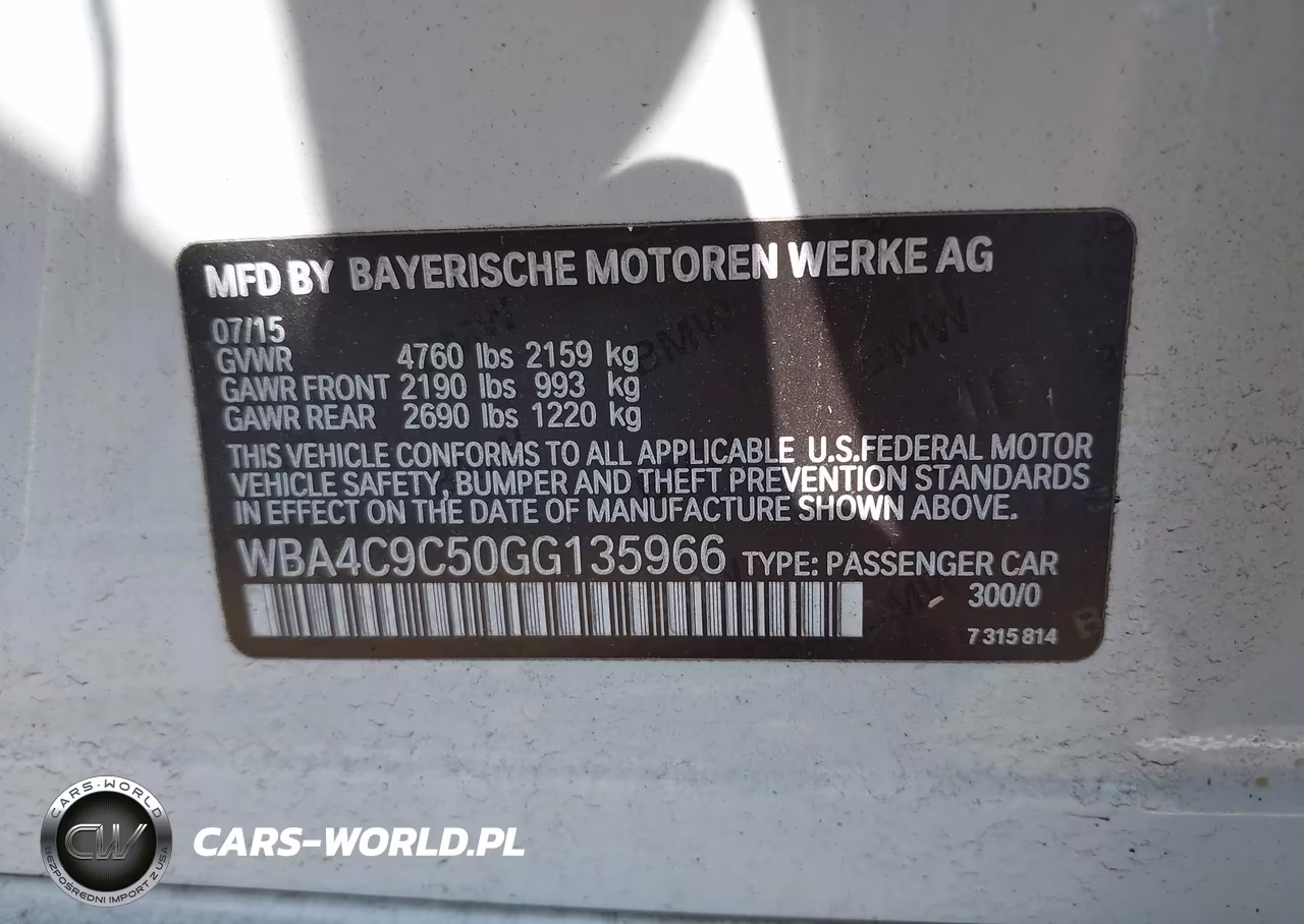 2016 BMW 428I Gran Coupe xDrive VIN:WBA4C9C50GG135966 - 9