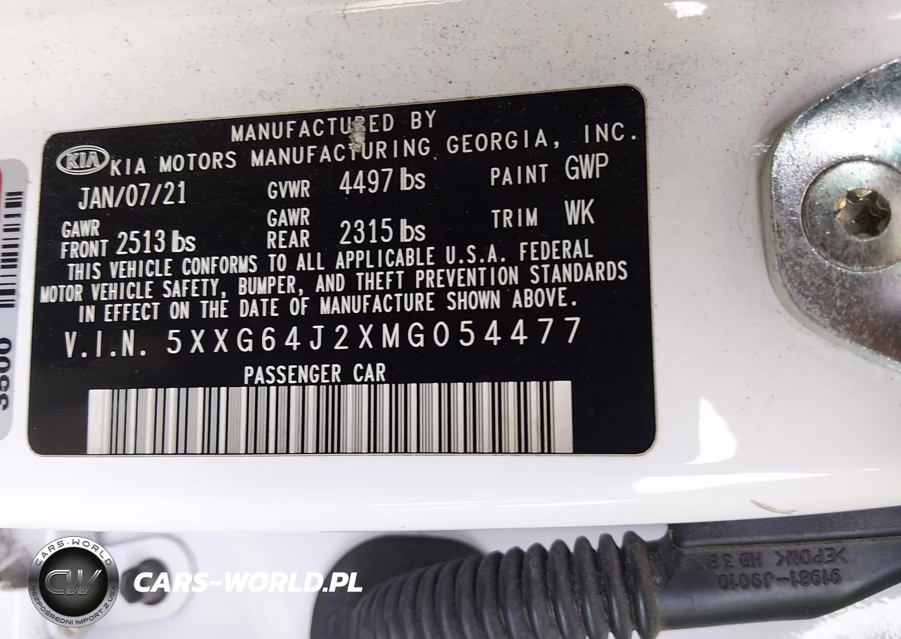 2021 Kia K5 Gt-Line VIN:5XXG64J2XMG054477 - 9