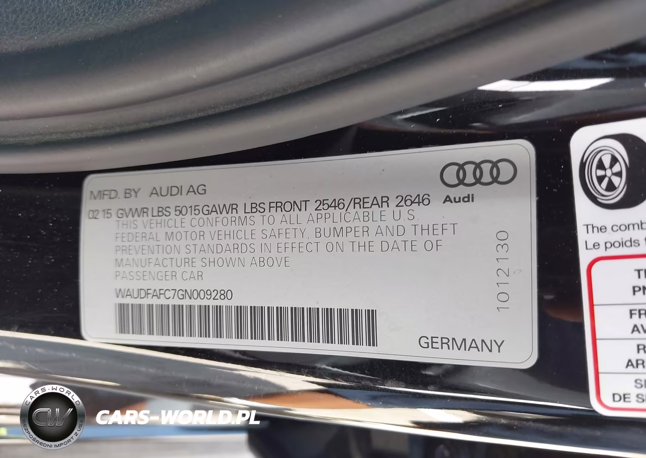 2016 Audi A6 2.0T Premium Plus VIN:WAUDFAFC7GN009280 - 9