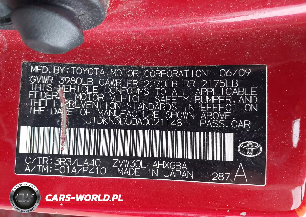 2010 Toyota Prius Iv VIN:JTDKN3DU0A0021148 - 9