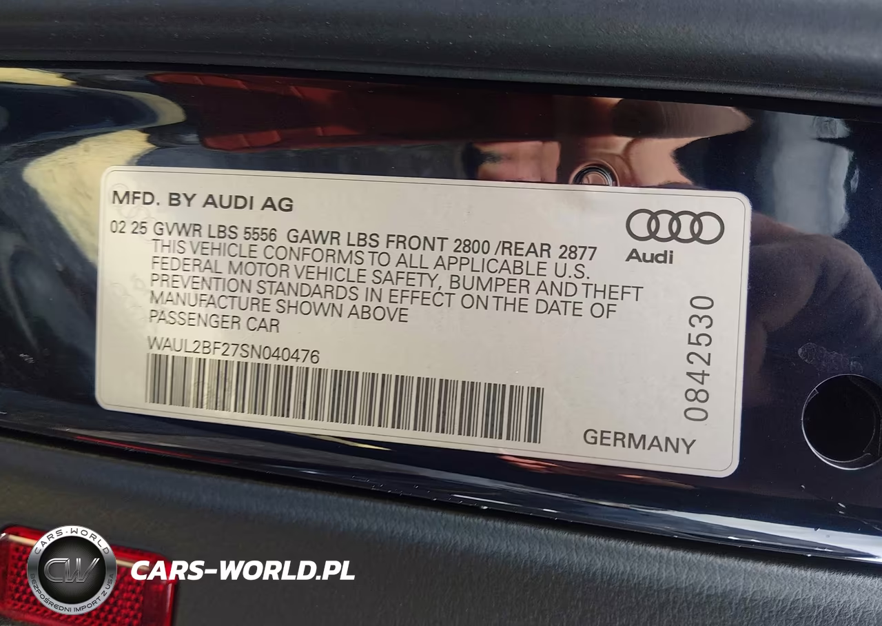 2025 Audi A6 Premium Plus 55 Tfsi Quattro S Tronic VIN:WAUL2BF27SN040476 - 9