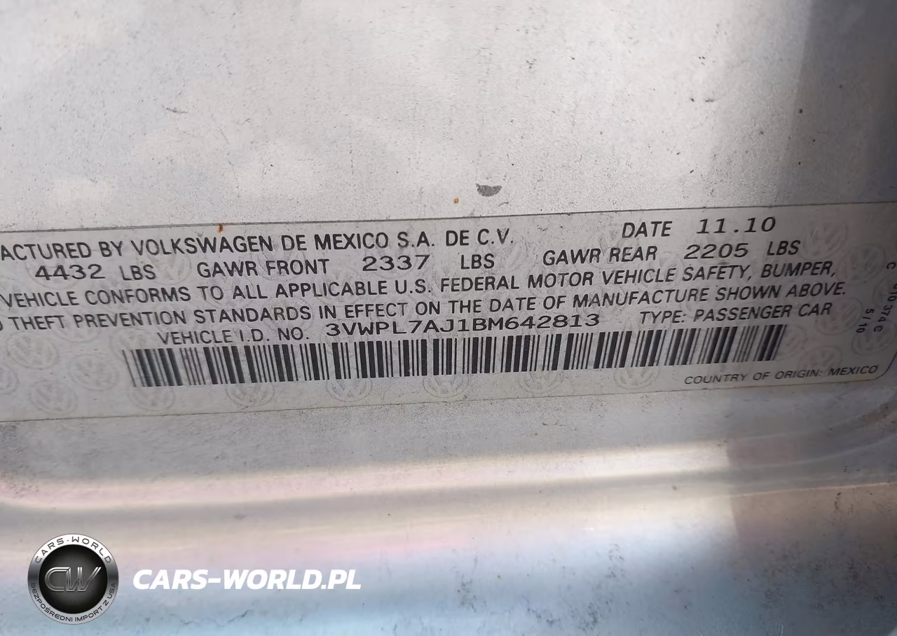 2011 Volkswagen Jetta Sportwagen 2.0L Tdi VIN:3VWPL7AJ1BM642813 - 9