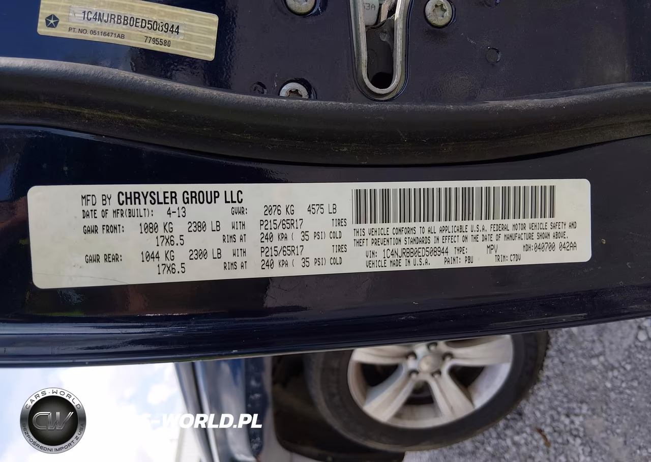 2014 Jeep Patriot Sport VIN:1C4NJRBB0ED508944 - 9