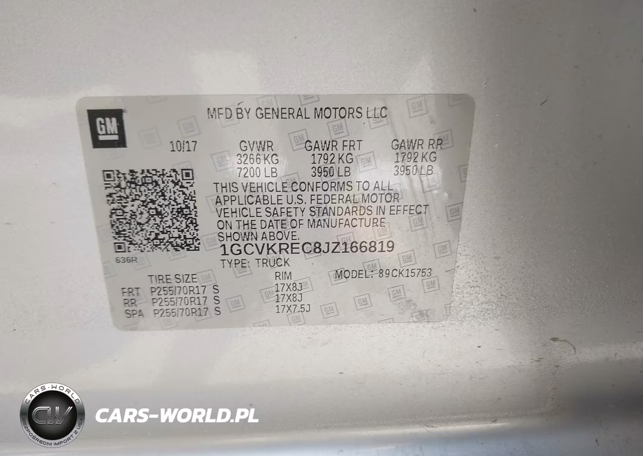 2018 Chevrolet Silverado 1500 1Lt VIN:1GCVKREC8JZ166819 - 9